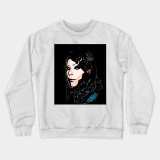 drag queen black background Crewneck Sweatshirt